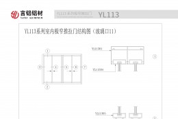 YL113系列極窄推拉門